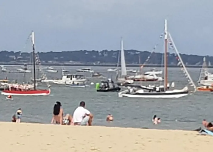 T2 Très Belle Vue Bassin Avec Balcon 100 M Appartement Arcachon